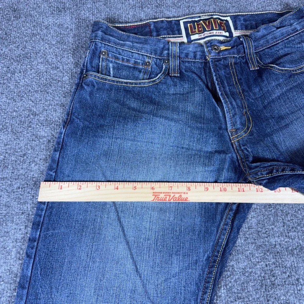 Levis 514 Slim Straight Jeans Mens Medium Wash Blue Denim Pants 4102